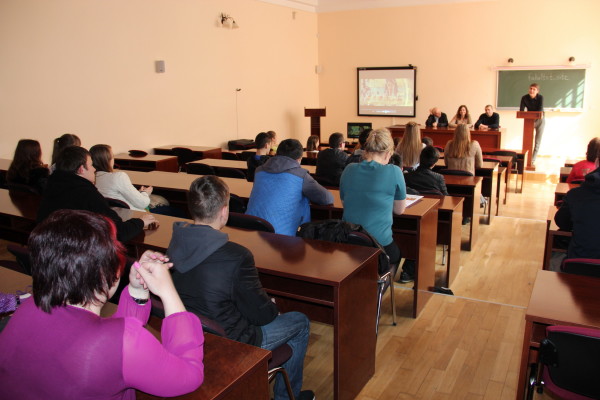Зустріч зі студентами Львівського коледжу легкої промисловості