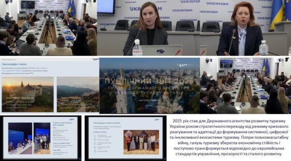 Публічний звіт Голови Державного агентства розвитку туризму України
