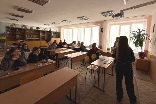 зустріч з учнями Давидівського ліцею