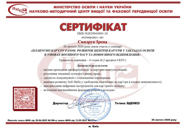 Свидрук І.І.